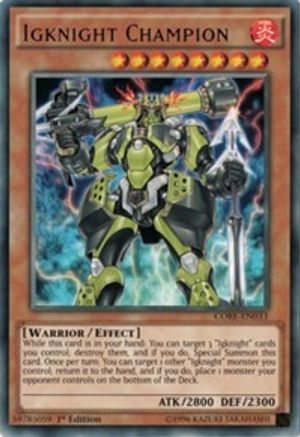 Igknight Champion (CORE-EN033) - Clash of Rebellions Unlimited Clash of Rebellions Yugioh Single  Squirtle Squad Card Shop.