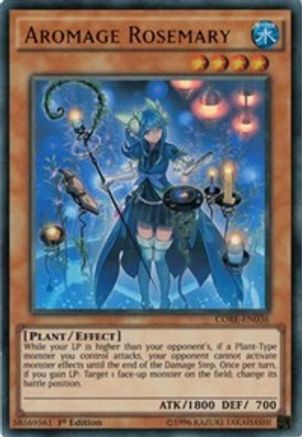 Aromage Rosemary (CORE-EN036) - Clash of Rebellions 1st Edition Clash of Rebellions Yugioh Single  Squirtle Squad Card Shop.