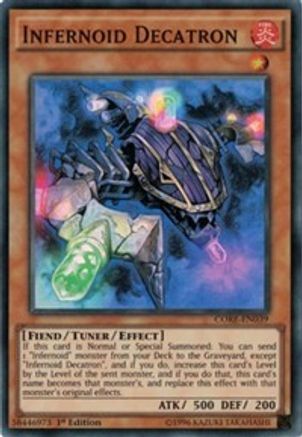 Infernoid Decatron (CORE-EN039) - Clash of Rebellions 1st Edition Clash of Rebellions Yugioh Single  Squirtle Squad Card Shop.