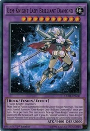 Gem-Knight Lady Brilliant Diamond (CORE-EN047) - Clash of Rebellions Unlimited Clash of Rebellions Yugioh Single  Squirtle Squad Card Shop.