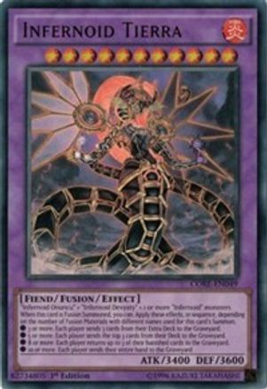 Infernoid Tierra (CORE-EN049) - Clash of Rebellions 1st Edition Clash of Rebellions Yugioh Single  Squirtle Squad Card Shop.