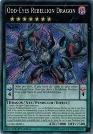 Odd-Eyes Rebellion Dragon (CORE-EN051) - Clash of Rebellions 1st Edition Clash of Rebellions Yugioh Single  Squirtle Squad Card Shop.