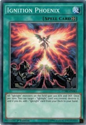 Ignition Phoenix (CORE-EN061) - Clash of Rebellions Unlimited Clash of Rebellions Yugioh Single  Squirtle Squad Card Shop.