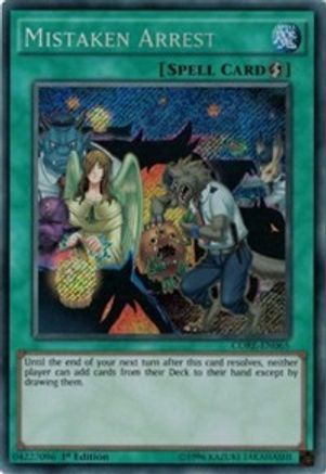 Mistaken Arrest (CORE-EN065) - Clash of Rebellions Unlimited Clash of Rebellions Yugioh Single  Squirtle Squad Card Shop.