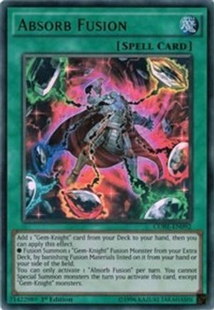 Absorb Fusion (CORE-EN092) - Clash of Rebellions 1st Edition Clash of Rebellions Yugioh Single  Squirtle Squad Card Shop.