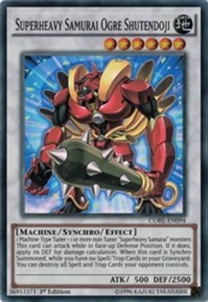 Superheavy Samurai Ogre Shutendoji (CORE-EN094) - Clash of Rebellions 1st Edition Clash of Rebellions Yugioh Single  Squirtle Squad Card Shop.