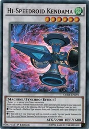 Hi-Speedroid Kendama (CORE-EN095) - Clash of Rebellions 1st Edition Clash of Rebellions Yugioh Single  Squirtle Squad Card Shop.