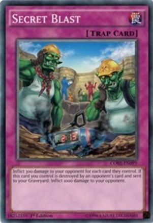 Secret Blast (CORE-EN099) - Clash of Rebellions Unlimited Clash of Rebellions Yugioh Single  Squirtle Squad Card Shop.