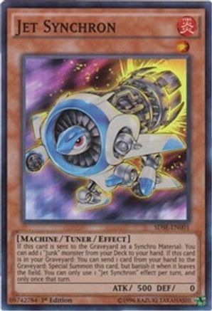 Jet Synchron (SDSE-EN001) - Structure Deck: Synchron Extreme 1st Edition Structure Deck: Synchron Extreme Yugioh Single  Squirtle Squad Card Shop.