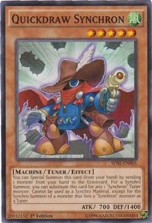 Quickdraw Synchron (SDSE-EN005) - Structure Deck: Synchron Extreme 1st Edition Structure Deck: Synchron Extreme Yugioh Single  Squirtle Squad Card Shop.