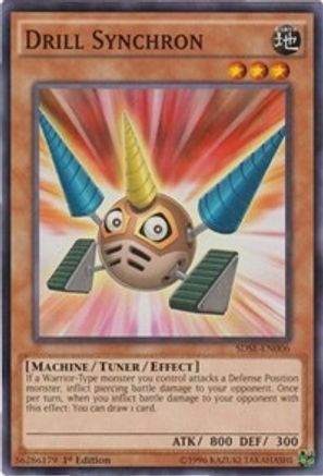 Drill Synchron (SDSE-EN006) - Structure Deck: Synchron Extreme 1st Edition Structure Deck: Synchron Extreme Yugioh Single  Squirtle Squad Card Shop.