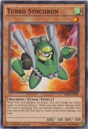 Turbo Synchron (SDSE-EN007) - Structure Deck: Synchron Extreme 1st Edition Structure Deck: Synchron Extreme Yugioh Single  Squirtle Squad Card Shop.
