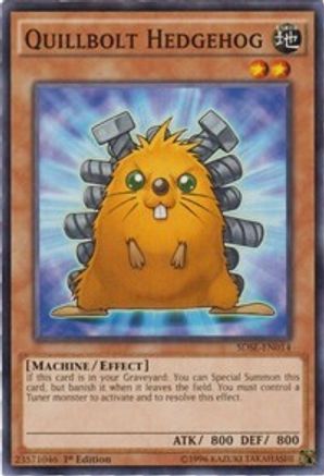 Quillbolt Hedgehog (SDSE-EN014) - Structure Deck: Synchron Extreme 1st Edition Structure Deck: Synchron Extreme Yugioh Single  Squirtle Squad Card Shop.