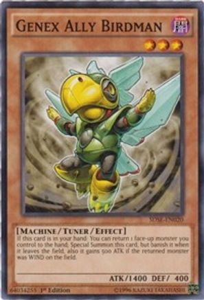 Genex Ally Birdman (SDSE-EN020) - Structure Deck: Synchron Extreme 1st Edition Structure Deck: Synchron Extreme Yugioh Single  Squirtle Squad Card Shop.