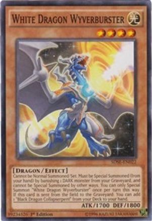 White Dragon Wyverburster (SDSE-EN022) - Structure Deck: Synchron Extreme 1st Edition Structure Deck: Synchron Extreme Yugioh Single  Squirtle Squad Card Shop.