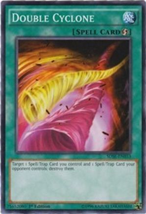 Double Cyclone (SDSE-EN033) - Structure Deck: Synchron Extreme 1st Edition Structure Deck: Synchron Extreme Yugioh Single  Squirtle Squad Card Shop.