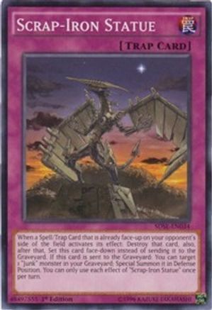 Scrap-Iron Statue (SDSE-EN034) - Structure Deck: Synchron Extreme 1st Edition Structure Deck: Synchron Extreme Yugioh Single  Squirtle Squad Card Shop.