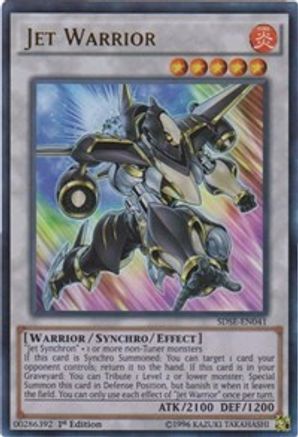 Jet Warrior (SDSE-EN041) - Structure Deck: Synchron Extreme 1st Edition Structure Deck: Synchron Extreme Yugioh Single  Squirtle Squad Card Shop.