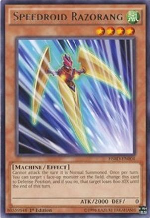 Speedroid Razorang (HSRD-EN004) - High-Speed Riders 1st Edition High-Speed Riders Yugioh Single  Squirtle Squad Card Shop.