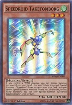Speedroid Taketomborg (HSRD-EN006) - High-Speed Riders 1st Edition High-Speed Riders Yugioh Single  Squirtle Squad Card Shop.