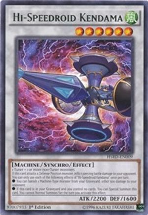 Hi-Speedroid Kendama (HSRD-EN009) - High-Speed Riders 1st Edition High-Speed Riders Yugioh Single  Squirtle Squad Card Shop.