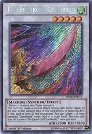 Hi-Speedroid Chanbara (HSRD-EN010) - High-Speed Riders 1st Edition High-Speed Riders Yugioh Single  Squirtle Squad Card Shop.