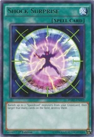 Shock Surprise (HSRD-EN012) - High-Speed Riders 1st Edition High-Speed Riders Yugioh Single  Squirtle Squad Card Shop.