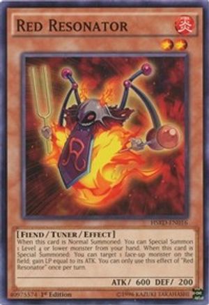 Red Resonator (HSRD-EN016) - High-Speed Riders 1st Edition High-Speed Riders Yugioh Single  Squirtle Squad Card Shop.