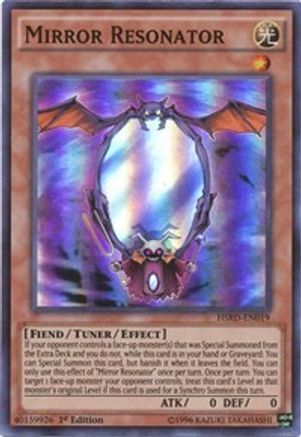 Mirror Resonator (HSRD-EN019) - High-Speed Riders 1st Edition High-Speed Riders Yugioh Single  Squirtle Squad Card Shop.