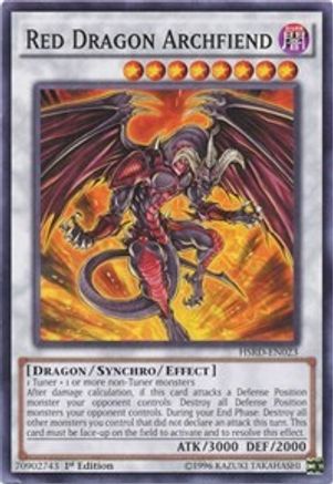 Red Dragon Archfiend (HSRD-EN023) - High-Speed Riders 1st Edition High-Speed Riders Yugioh Single  Squirtle Squad Card Shop.