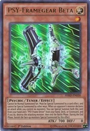 PSY-Framegear Beta (HSRD-EN030) - High-Speed Riders 1st Edition High-Speed Riders Yugioh Single  Squirtle Squad Card Shop.