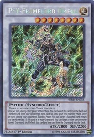 PSY-Framelord Omega (HSRD-EN035) - High-Speed Riders 1st Edition High-Speed Riders Yugioh Single  Squirtle Squad Card Shop.