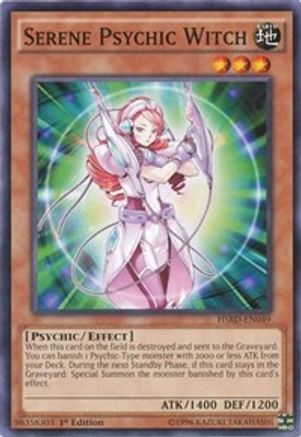 Serene Psychic Witch (HSRD-EN049) - High-Speed Riders 1st Edition High-Speed Riders Yugioh Single  Squirtle Squad Card Shop.