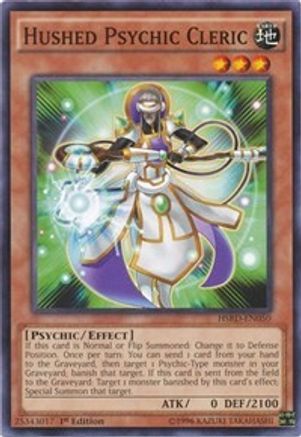Hushed Psychic Cleric (HSRD-EN050) - High-Speed Riders 1st Edition High-Speed Riders Yugioh Single  Squirtle Squad Card Shop.