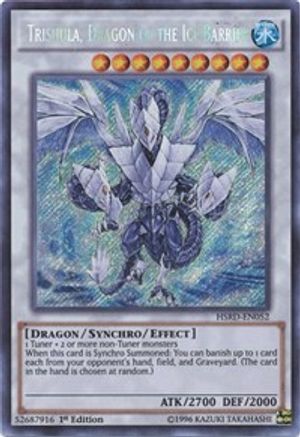 Trishula, Dragon of the Ice Barrier (HSRD-EN052) - High-Speed Riders 1st Edition High-Speed Riders Yugioh Single  Squirtle Squad Card Shop.