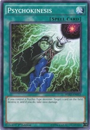 Psychokinesis (HSRD-EN055) - High-Speed Riders 1st Edition High-Speed Riders Yugioh Single  Squirtle Squad Card Shop.