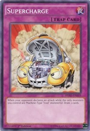 Supercharge (HSRD-EN059) - High-Speed Riders 1st Edition High-Speed Riders Yugioh Single  Squirtle Squad Card Shop.