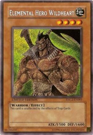 Elemental HERO Wildheart (EHC2-EN003) - Elemental Hero Collection 2 Limited Elemental Hero Collection 2 Yugioh Single  Squirtle Squad Card Shop.