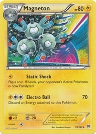 Magneton 053  XY  BREAKthrough - Uncommon XY - BREAKthrough Pokemon Single  Squirtle Squad Card Shop.