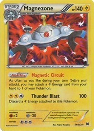Magnezone 054/162  - Holofoil XY  BREAKthrough - Holo Rare XY - BREAKthrough Pokemon Single  Squirtle Squad Card Shop.