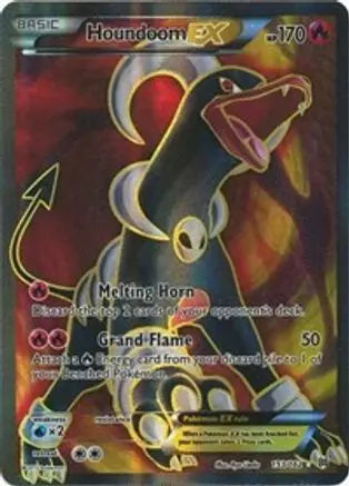 Houndoom EX (Full Art) 153 - Holofoil XY BREAKthrough - Ultra Rare XY - BREAKthrough Pokemon Single  Squirtle Squad Card Shop.