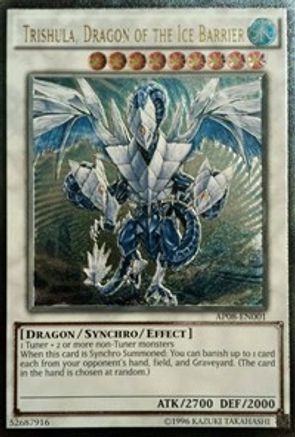 Trishula, Dragon of the Ice Barrier (UTR) (AP08-EN001) - Astral Pack 8 Unlimited Astral Pack 8 Yugioh Single  Squirtle Squad Card Shop.
