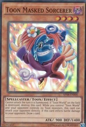 Toon Masked Sorcerer (AP08-EN006) - Astral Pack 8 Unlimited Astral Pack 8 Yugioh Single  Squirtle Squad Card Shop.