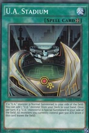U.A. Stadium (AP08-EN024) - Astral Pack 8 Unlimited Astral Pack 8 Yugioh Single  Squirtle Squad Card Shop.