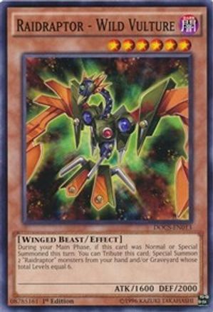 Raidraptor - Wild Vulture (DOCS-EN013) - Dimension of Chaos Unlimited Dimension of Chaos Yugioh Single  Squirtle Squad Card Shop.