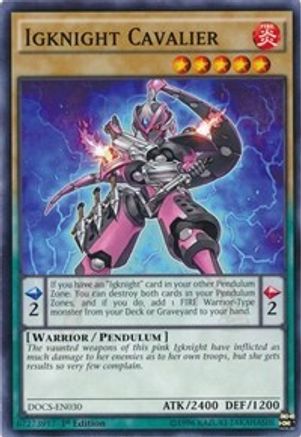 Igknight Cavalier (DOCS-EN030) - Dimension of Chaos Unlimited Dimension of Chaos Yugioh Single  Squirtle Squad Card Shop.