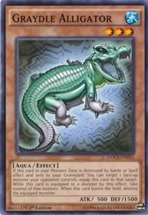 Graydle Alligator (DOCS-EN033) - Dimension of Chaos 1st Edition Dimension of Chaos Yugioh Single  Squirtle Squad Card Shop.