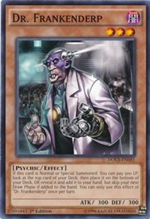 Dr. Frankenderp (DOCS-EN041) - Dimension of Chaos 1st Edition Dimension of Chaos Yugioh Single  Squirtle Squad Card Shop.