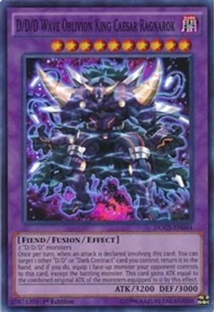 D/D/D Wave Oblivion King Caesar Ragnarok (DOCS-EN044) - Dimension of Chaos Unlimited Dimension of Chaos Yugioh Single  Squirtle Squad Card Shop.