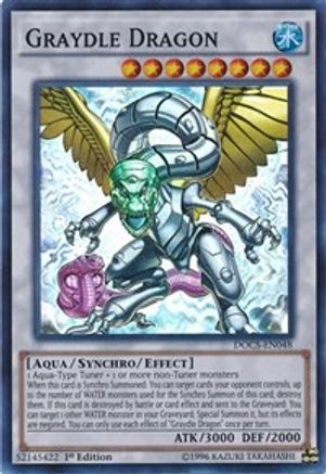 Graydle Dragon (DOCS-EN048) - Dimension of Chaos Unlimited Dimension of Chaos Yugioh Single  Squirtle Squad Card Shop.